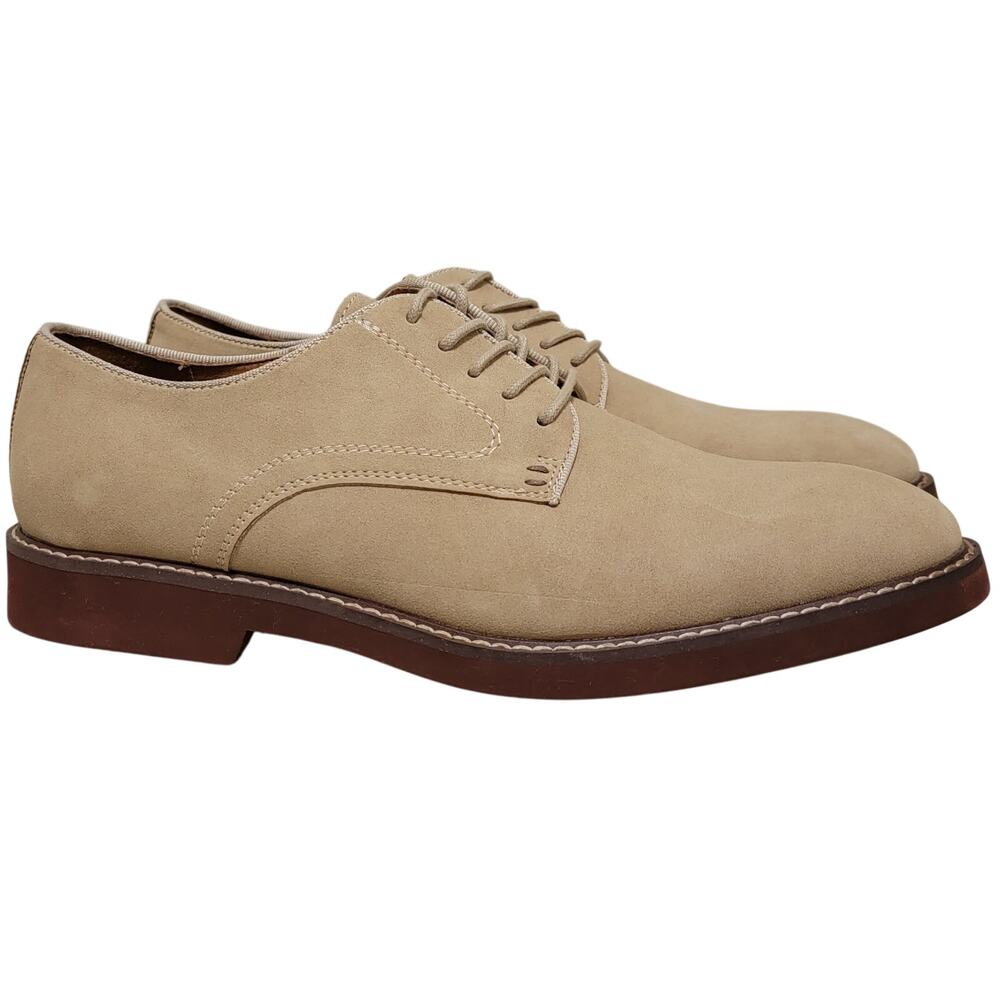Club Room Men Benjamin Plain Toe Derby Oxfords Size US 10M Light Brown